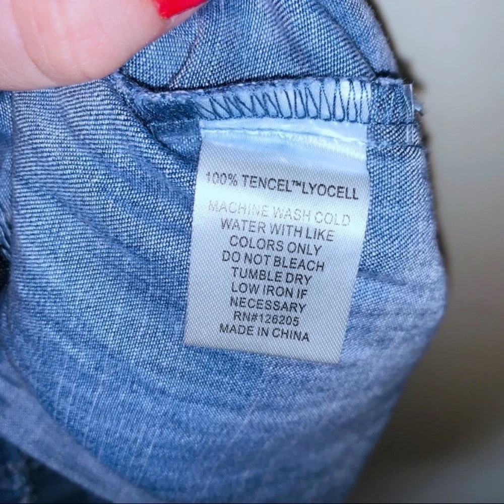 NWT 4our Dreamers Denim Cropped Wide Leg Jumpsuit